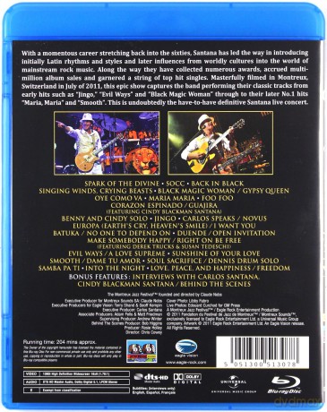 Carlos Santana: Greatest Hits Live At Montreux 2011 [Blu-Ray]