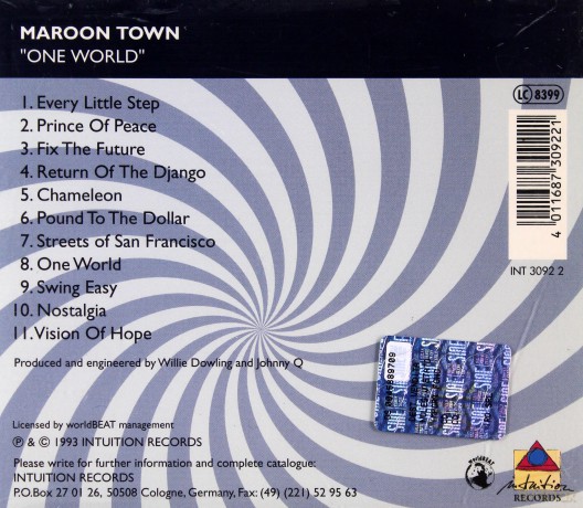 Maroon Town: One World [CD]