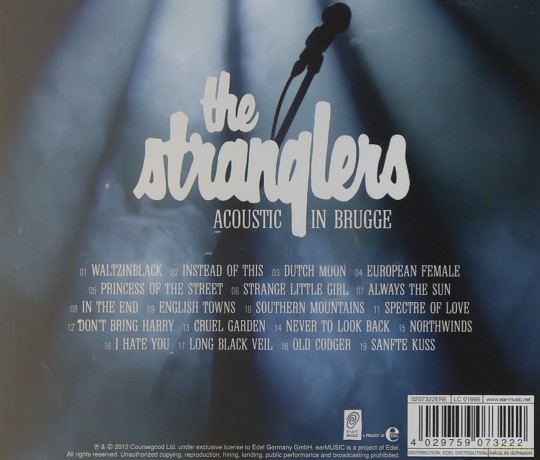 The Stranglers: Acoustic In Brugge [CD]