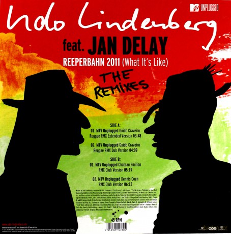 Udo Lindenberg Feat. Jan Delay: Reeperbahn 2011(What It's Like) [Winyl]