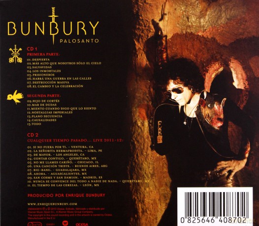 Enrique Bunbury: Palosanto [2CD]
