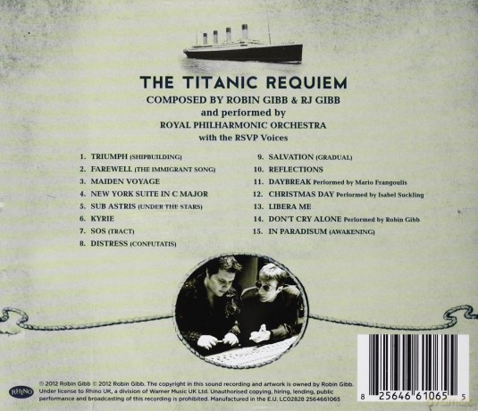 The Royal Philharmonic Orchestra: The Titanic Requiem [CD]
