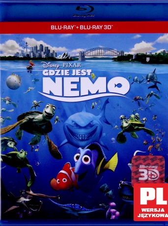 Gdzie jest Nemo? 3D (Disney) [Blu-Ray]+[Blu-Ray 3D]
