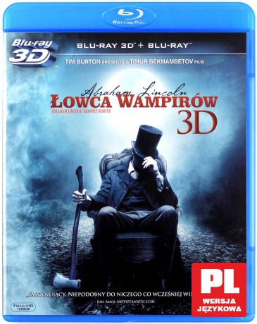 Abraham Lincoln: Łowca wampirów 3D [Blu-Ray 3D]+[Blu-Ray]