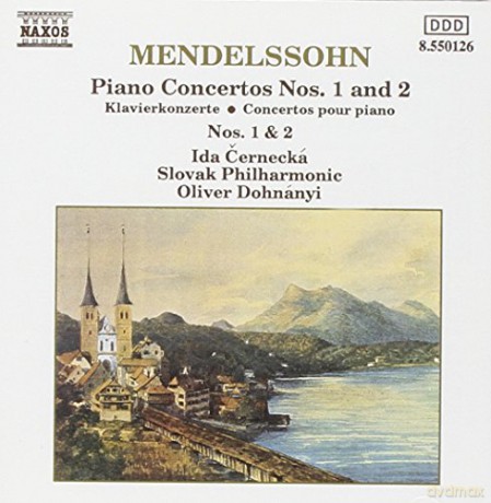 Felix Mendelssohn: Piano Concertos Nos. 1 and 2 [CD]