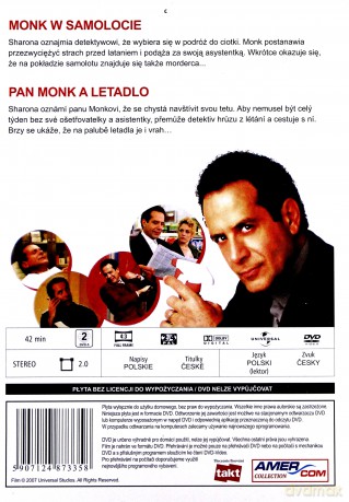Monk 11: Monk w samolocie [DVD]