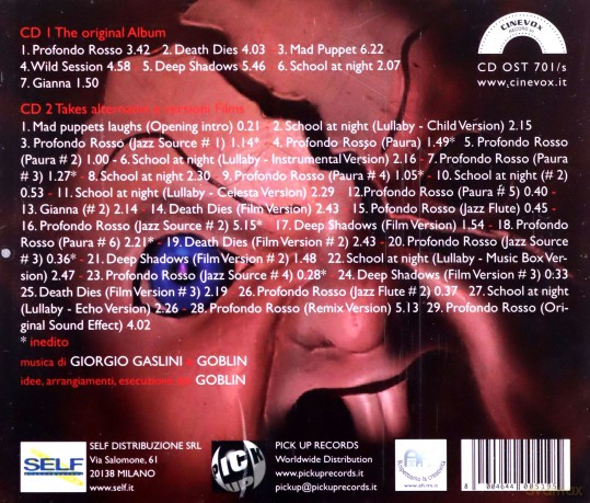 Goblin: Profondo Rosso [2CD]
