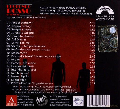 Claudio Simonetti: Profondo Rosso: Il Mu [CD]