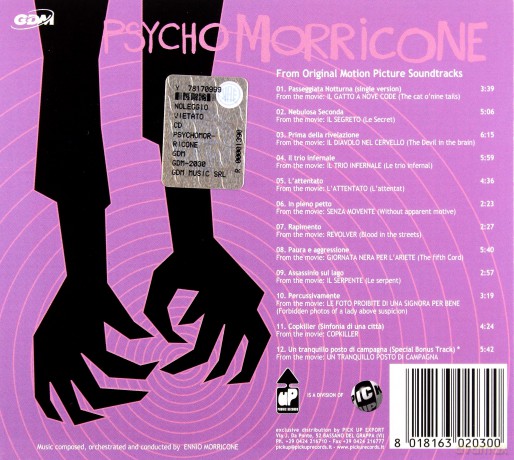 Ennio Morricone: Psycho Morricone [CD]