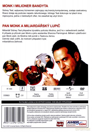 Monk 05: Monk i miliarder bandyta [DVD]