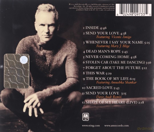 Sting: Sacred Love [CD]