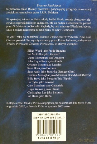 Bractwo Pierścienia (Filmowy) [KSIĄŻKA]
