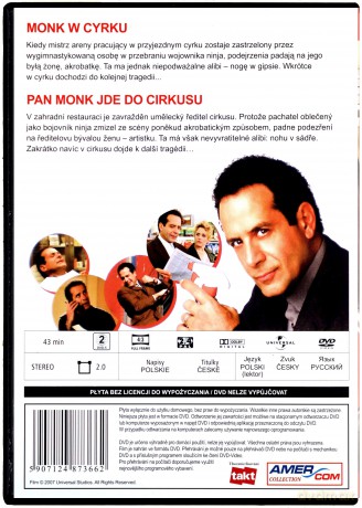 Monk 15: Monk w cyrku [DVD]