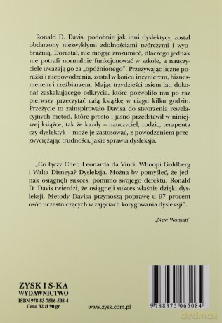 Dar Dysleksji - Ronald Davis [KSIĄŻKA]