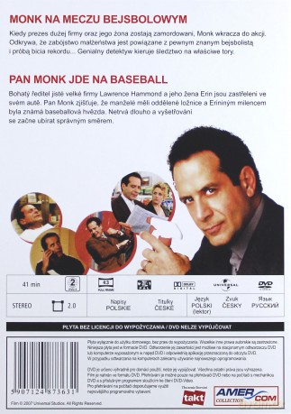 Monk 14: Monk na meczu bejsbolowym [DVD]