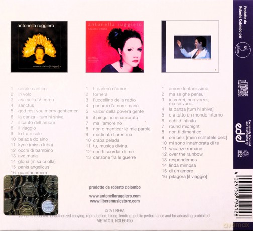 Antonella Ruggiero: Souvenir d'italie [3CD]