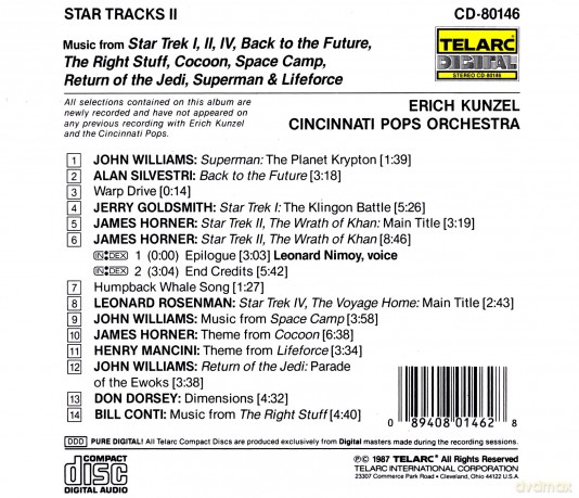 Erich Kunzel: Star Tracks II [CD]