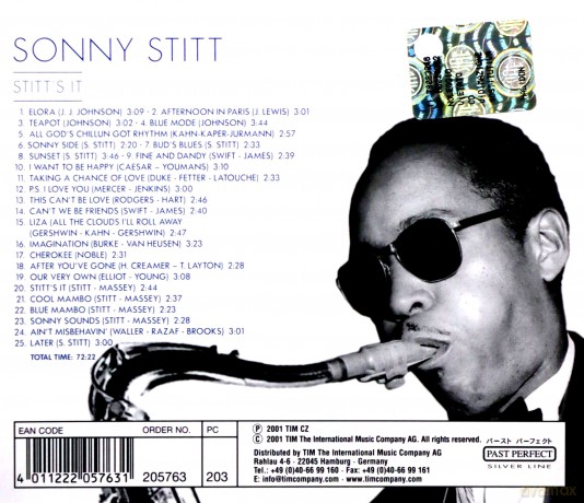 Sonny Stitt: Stitt's It [CD]