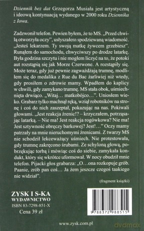 Dziennik Bez Dat - Grzegorz Musiał [KSIĄŻKA]