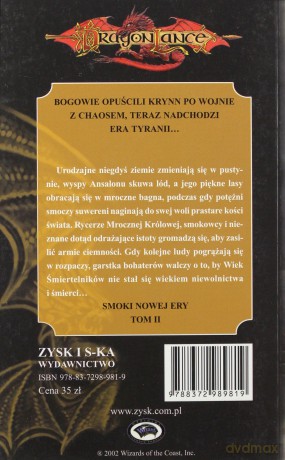 Dzień burzy (Smoki Nowej Ery t.2) - Jean Rabe [KSIĄŻKA]