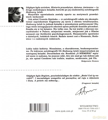 Gdybym była aniołem... Historie prawdziwe, dziwne, śmieszne - Urszula Sipińska [KSIĄŻKA]