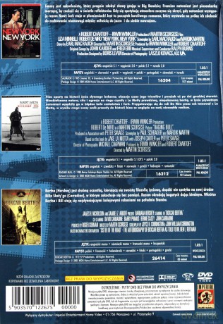 Kolekcja Martina Scorsese: New York, New York / Wściekły byk / Boxcar Bertha [BOX] [3DVD]