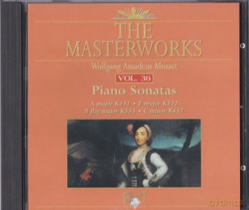 These Sellers: The Masterworks Vol. 36: Piano Sonatas K331, K332, K333, K457 [CD]