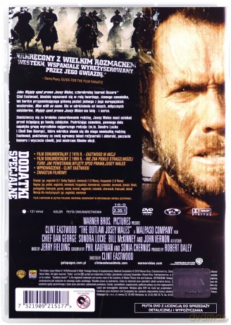Wyjęty spod prawa Josey Wales [DVD]