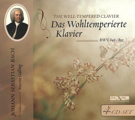 Johann Sebastian Bach: The Well Tempered Clavier [4CD]
