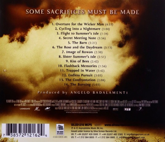 Angelo Badalamenti: The Wicker Man [CD]