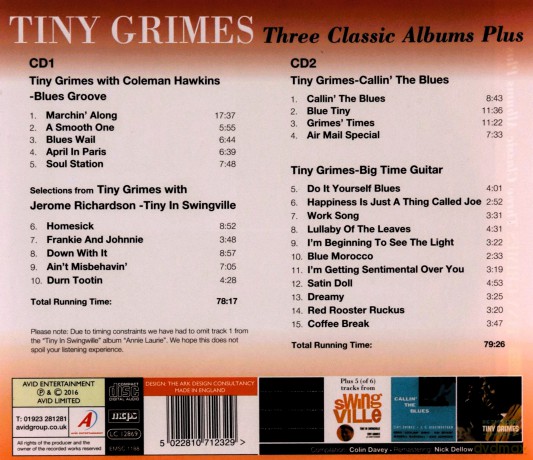 Tiny Grimes: Three Classic Albums Plus [2CD]