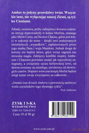 Książę Chaosu - Roger Żelazny [KSIĄŻKA]