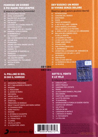 Fabrizio De Andre: Tu Che M'Ascolti Insegnami [4CD]