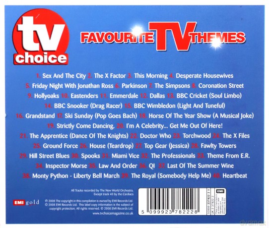New World Orchestra: TV Choice - TV Themes [CD]