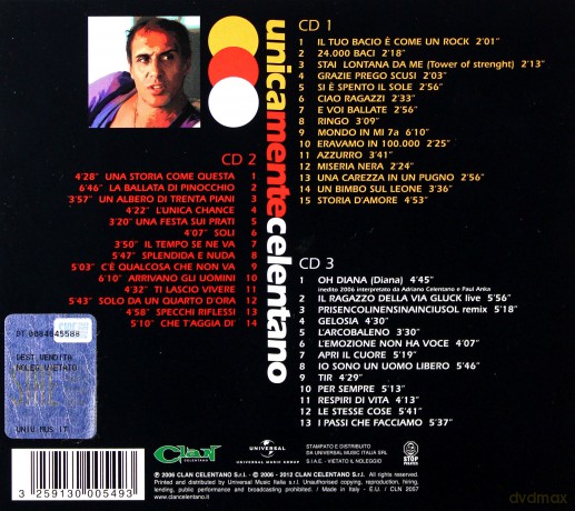 Adriano Celentano: Unicamentecelentano [3CD]
