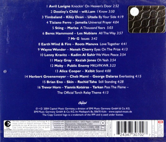 Unity: The Official Athens 2004 Olympics Album [CD]