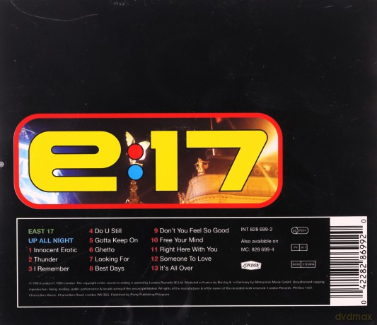 East 17: Up All Night [CD]