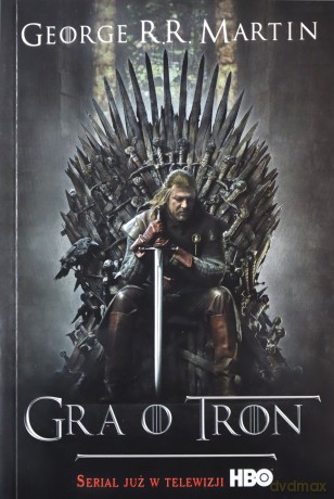 Gra o Tron - George R.R. Martin (okładka filmowa) [KSIĄŻKA]