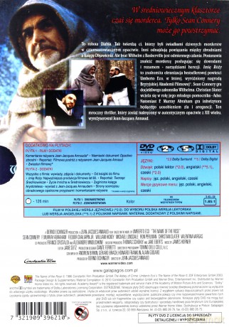 Imię Róży edycja specjalna (Legendy Kina) [2DVD]