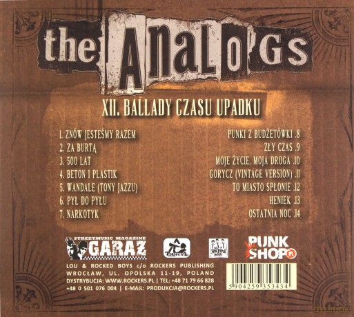The Analogs: Xlll. Ballady Czasu Upadku [CD]