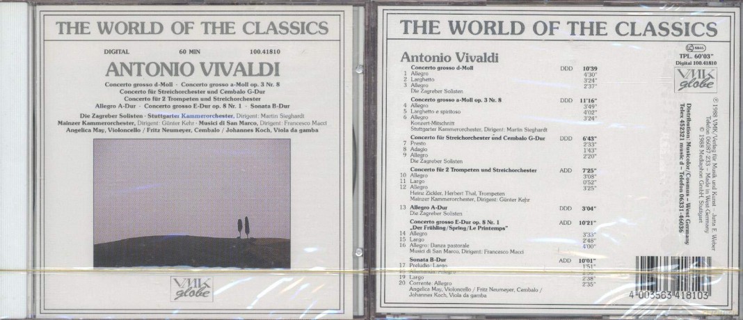 Vivaldi - Concertos [CD]