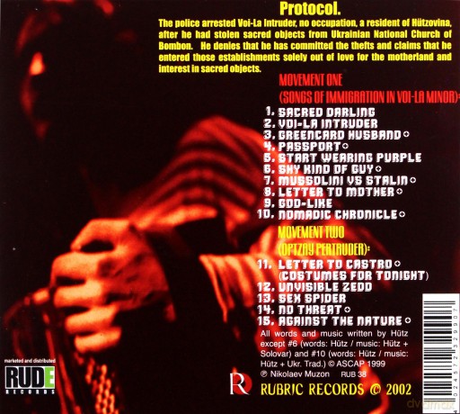 Gogol Bordello: Voila Intruder [CD]