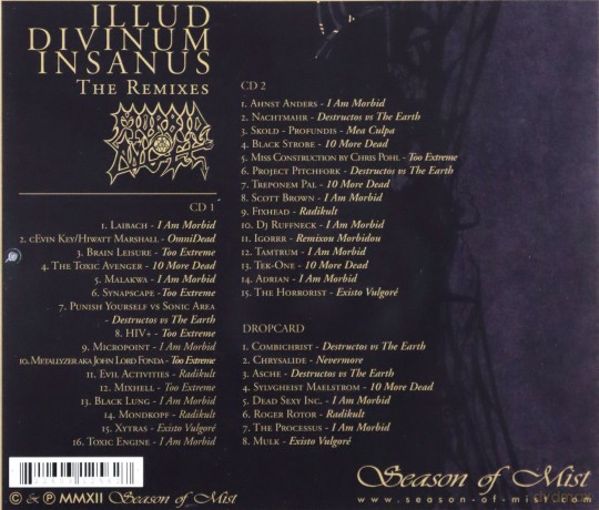 Illud Divinum Insanus - The Remixes [2CD]