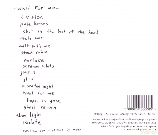 Moby: Wait for Me [CD]