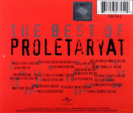 Proletaryat: The Best Of... [CD]