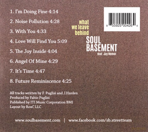 Soul Basement: What We Leave Behind [CD]
