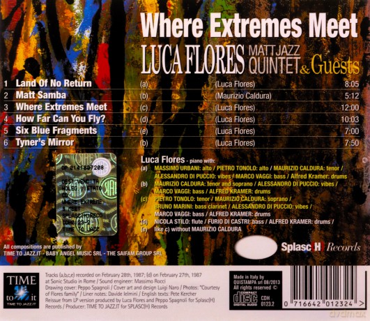 Luca Flores: Where Extremes Meet [CD]