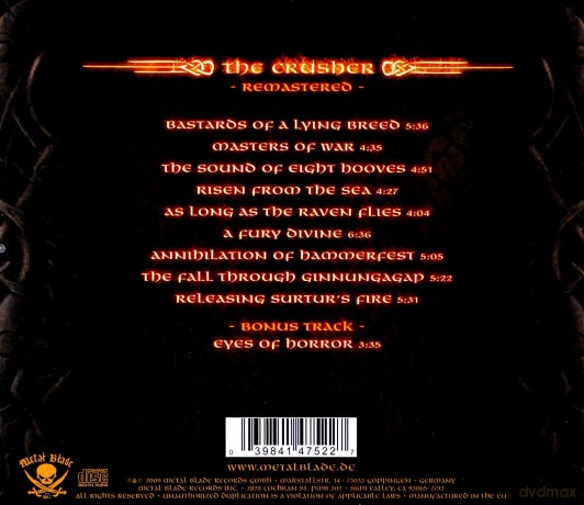 Amon Amarth: The Crusher (Remastered) [CD]