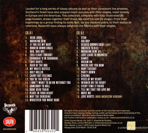 Nazareth: The Singles [2CD]