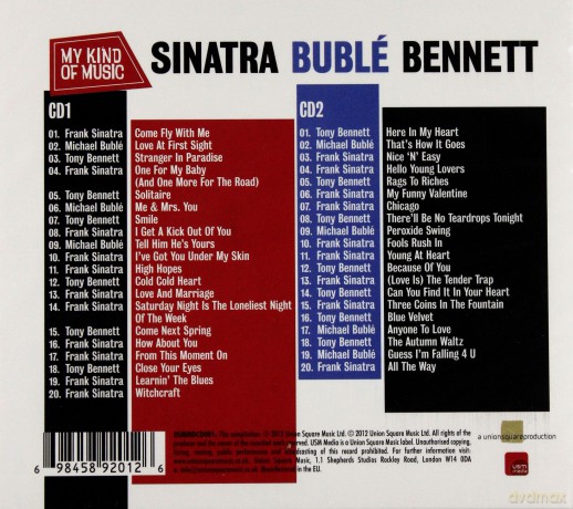 Sinatra, Buble, Bennett: My Kind Of Music [2CD]